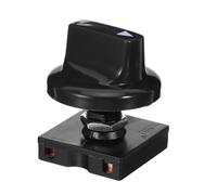 HIAKDOFT Interruptor Giratorio de Control de Velocidad del Ventilador Industrial, Selector de 4 Posiciones y 3 Velocidades, Regulador Compacto Perilla para Ajuste Preciso, Material