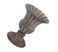 HIAKDOFT Jarrón De Metal para Cementerio, Florero Conmemorativo para Lápidas y Tumbas, Resistente Intemperie, Uso En Jardines y Ceremonias Funerarias