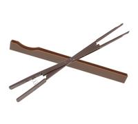 HIAKDOFT Juego de Herramientas Profesionales para Afinación de Piano Abrazadera de Sordina de Nylon Resistente, Clip de Silenciamiento Compacto Color Marrón Adecuado para Reparación