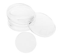 HIAKDOFT Kit de 6 Lentes Ópticas Biconvexas Transparentes de 42 Mm para Enseñanza de Física, Herramientas de Aprendizaje Experimental y Experimentos Científicos, Lentes Ópticas Acrílicas