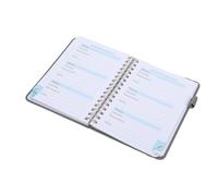 HIAKDOFT Libreta de Direcciones Personal A6 con Pestañas Alfabéticas, Guía Telefónica Alfabética de Bolsillo Gris, Cuaderno para Registro de Nombres, Teléfonos y Correos Electrónicos, 128