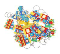 HIAKDOFT Llaveros de Pvc para Coche 24 Piezas, Diseño de Dibujos Animados, Colores Variados, Llavero Infantil para Mochila y Obsequio de Fiesta, Accesorios Niñas, Favores para Cumpleaños