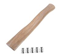 HIAKDOFT Mango de Repuesto de Madera para con Cuñas Juego Mango de Herramienta de Carpintería Resistente y Duradero