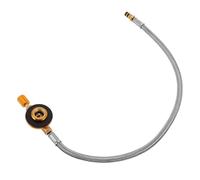 HIAKDOFT Manguera Extensible de Gas Propano Adaptador Regulador Resistente para Fogón y Hornillo de Camping Conexión Rápida para Estufa Portátil y Barbacoa al Aire