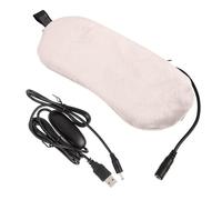 HIAKDOFT Máscara Electrónica para Ojos con Control de Temperatura Compresa Caliente por USB Antifaz Portátil para Dormir de Fatiga y Relajación para Hombres y Mujeres Color Gris