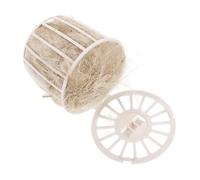 HIAKDOFT Material para Nido De Pájaros con Mezcla De Algodón y Yute Natural Accesorio Reemplazable para Pequeños Pájaros Cama Acogedora y Duradera para Jaulas para Criar y Mantener El Calor