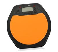 HIAKDOFT Metrónomo Digital de Batería Pantalla LCD Pad de Práctica Antideslizante para Bateristas Electrónicos Principiantes Volumen Ajustable y Conector para Auriculares Entrenamiento