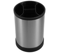 HIAKDOFT Organizador de Cubiertos de Acero Inoxidable Soporte Dividido para Palillos y Utensilios de Cocina Recipiente Giratorio para Almacenamiento Limpio y Accesible el Hogar