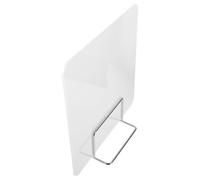 HIAKDOFT Panel Divisor de Escritorio Removible para Estudiantes Protector Anti-Salpicaduras de As Resistente y Fácil de Limpiar Barrera de Privacidad para Pupitres Escolares Color Blanco