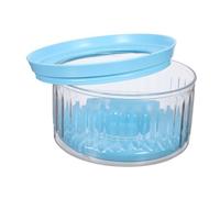 HIAKDOFT Pet Water Bowl with Floating Disk Spillproof Non-Tip Dog Bowl Transparent Hydration Dish For Car Travel and Everyday Use Whisker-Friendly Design Portable For Road Trips