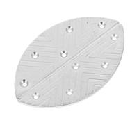 HIAKDOFT Placas Metálicas Media Luna para Reparación de Talón con Tornillos Almohadillas Resistentes para Botas y Zapatos de Hombre Ajuste Fácil y Duradero Compatibles con Diversos