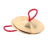 HIAKDOFT Platillos de Dedo para Instrumento de Percusión Educativo Cobre Diseño para Desarrollo Social y Ritmo Musical Portátil y Duradero para Guarderías