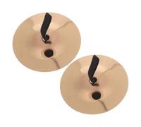 HIAKDOFT Platillos de Dedos de Cobre para Instrumento de Percusión Mini para Danza del Vientre Sonido Claro y Duradero para Educación Musical y Fiestas Infantiles