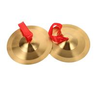 HIAKDOFT Platillos Metálicos De Aleación Para Dedos 19 Cm, Instrumento Musical Infantil y, Campana De Platillo Para Enseñanza Rítmica y Juegos, Musical Para Niños y Percusión Manual