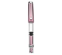 HIAKDOFT Pluma de Caligrafía Estilo Bolígrafo Pincel de Pelo de Nylon Recargable, Color Rosa, Tamaño Pequeño, para Acuarela, Escritura Artística y Material Escolar, Adecuado