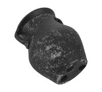 HIAKDOFT Porta Utensilios de Cerámica Rústico de 7.2 Pulgadas, Soporte para Tenedor y Cuchara, Tarro Organizador Multiusos para Cocina, Almacenamiento de Palillos y Utensilios de Cocina