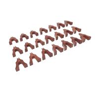 HIAKDOFT Puente Guzheng de Madera Roja Duradera, Código 1-21, Pilar de Soporte para Cuerdas, Accesorio para Guzheng Profesional, Compacto y Ligero para Reemplazo y Mejora de Instrumento Musical