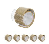 HIAKDOFT Pulseras de Ramillete Floral Doradas para Damas de Honor, 6 Piezas para Boda y Fiestas, Accesorio DIY de Muñeca, Suave y Ligero para Eventos Obsequios