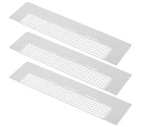 HIAKDOFT Regla de Acero Inoxidable para Pintura de Gemas 13 CM Antiaherente con Malla de 216 Agujeros y 50 Casillas Herramienta Multifuncional para Manualidades DIY 3 Piezas