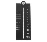 HIAKDOFT Regla de Dibujo Multifuncional de Aleación de Aluminio, Compás de Precisión para Dibujo Técnico, Transportador de Ángulos y Líneas Paralelas, Herramienta Compacta para Geometría,