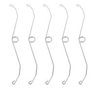 HIAKDOFT Resortes de Repuesto para Ventilador de Baño, Juego de 5 Resortes de Acero de 196 Mm, Compatibles Extractor de Aire y Rejilla, para Ventilación y Eliminación de Humedad en Techo