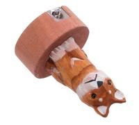 HIAKDOFT Sacapuntas Manual Portátil con Diseño Animal Shiba Inu Sacapuntas Pequeño y Lindo para Accesorio Kawaii para Escuela Oficina y Hogar