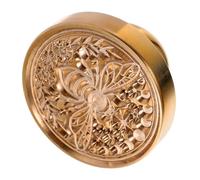 HIAKDOFT Sello de Cera Cabezal de Abeja de 25 Mm, Estampador de Lacre para Manualidades Diy, Diseño en Multicapa, Cabezal Extraíble para Decoración de Bodas y Scrapbooking