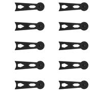 HIAKDOFT Soporte Giratorio Pequeño para Marcos de Fotos Soporte Pedestal Estable de Plástico Negro Accesorio para Exhibición de Cuadros y Fotos en Escritorio Adecuado para Decoración