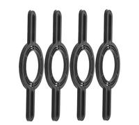 HIAKDOFT Soporte para Altavoz de Audio de Coche de Plástico 4 Piezas, Anillos Espaciadores Adaptadores para Montaje de Altavoces Tweeter, Compatible Sistemas de Sonido Automotriz, Fácil