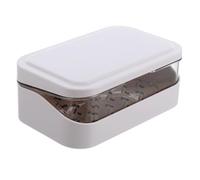 HIAKDOFT Soporte para Pastilla de jabón Caja de jabón Jabonera para Lavabo con desagüe para baño y lavandería