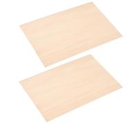 HIAKDOFT Tablero de Madera para Grabado Artesanal A3 30x45 Cm, 2 Piezas, Superficie Lisa y Plana, Material Macizo de 4 Mm, Suministros de Bricolaje para Manualidades y Proyectos de Arte