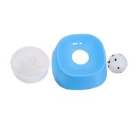 HIAKDOFT Tazón Lento para Perros Pequeño Azul Base Antideslizante, Cuenco para Lamer Caldo de Hueso, Juguete Enriquecedor y Dispensador de Premios Líquidos para Entrenamiento y Bienestar