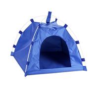 HIAKDOFT Tienda de Campaña para Mascotas Tela Oxford, Plegable Varilla de Fibra, Tamaño 40x40x35 Cm, para Uso Exterior y Viaje, Cama para Perros y Gatos