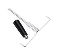 HIAKDOFT Varilla Mezcladora de Metal para Máquinas de Palomitas Accesorio Comercial con Mango Ergonómico y Recubrimiento Antiadherente Repuesto Resistente para Producción Intensiva Fiestas