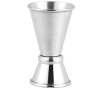 HIAKDOFT Vaso Medidor Doble de Acero Inoxidable 10 Onzas Taza Medidora para Coctelería Doble Jigger Medidor de Copa de Vino y Bebidas Alcohólicas Utensilio Profesional para Bares y