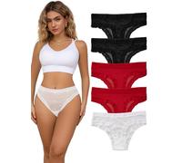 Hialegion Bragas Hipster con Seda Fría para Mujer,Culotte Femenina Sin Costuras,Ropa Interior Ultra Delgadas para Mujer,Multipack,L
