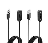 Hianjoo 2 Piezas Cargador Compatible con Xplora X6 Play, 100cm Cable de Carga USB Accesorios Cargador Repuesto Imán del Cable Soporte Carga Compatible con Xplora X6 Play, Black