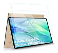 Hianjoo 2 Piezas Protector de Pantalla Compatible con Teclast P50/P50S/T50HD/T50Max/T50Plus 11", Tableta Cristal Salvapantallas Vidrio Templado 9H Dureza Alta Claridad