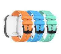 Hianjoo 3 Piezas Correa Compatible con Xplora X6Play, Pulsera Banda de Deportes Suave Ajustable Silicona Reemplazo Bracelet con Cierre Plegable Duradero Compatible con X6Play, Color 1