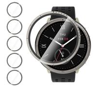 Hianjoo 6 Piezas Protector Pantalla Compatible con Amazfit Active 2 44mm, Active 2 Protector de Pantalla Premium Cobertura Completa Film Láminas [Resistente a Rayones] [Anti-Shatter]