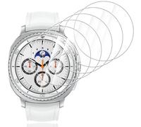 Hianjoo 6 Piezas Protector Pantalla Compatible con Samsung Galaxy Watch 8 Classic 46mm (D: 34mm), Watch 8 Classic Protector de Pantalla Cobertura Film Láminas [Resistente a Rayones] [Anti-Shatter]