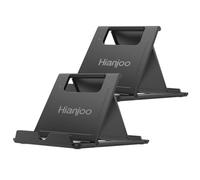 Hianjoo Soporte Móviles, Soporte para Teléfono/Tableta, 2 Piezas Soporte de Escritorio Portátil Multiángulo Compatible con iPhone 15 14 X XR MAX, Compatible con iPad, Compatible con Samsung Galaxy
