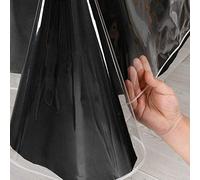 Hiasan Mantel Rectangular de plástico Transparente, 100% Impermeable, Resistente al Aceite, Resistente a Las Manchas, Lavable, de Vinilo, Transparente, 70 x 70 Pulgadas