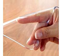 hiayusm Protector Suelo Silla Ruedas Alfombra Vinilo Oficina Plastico Duro Transparente Alfombra Escritorio Moqueta PVC 100 x 150 cm (40cm×50cm)