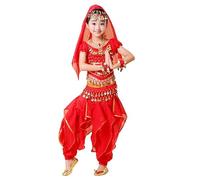 Hibasing Niños Danza del Vientre Traje Carnaval Egipto Niños India Ropa de Baile Niñas Bollywood Rendimiento Bellydance Ropa Set