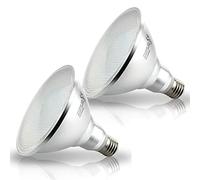HiBay 2x Bombilla led E27 PAR38 12W Luz Calida 3000K,1200LM,Ángulo de haz de 180°,Foco LED E27 Equivalente 120W Halógena