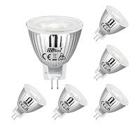 HiBay MR11 GU4 Bombilla led 12V 5W,Blanco Neutro 4500K,6x Foco LED 12v Ángulo de haz de 38°,ø35x42mm Equivalente 45W Halógena
