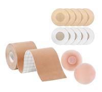 HiBeauty PRO Boob Tape, 7.5 cm Cinta Adhesiva Pecho, Cinta Pecho Invisible