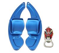 HIBEYO DSG - Paleta de cambio de aluminio plateado para VW Golf 6 Passat cc Golf 5 MK5 MK6 Tiguan Jetta GTI R20 R36 Scirocco EOS Reemplazo de decoración de volante