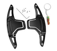 HIBEYO Extensión de palanca de cambios para volante de coche, compatible con KIA Sportage QL Cadenza K5 Optima JF SX Turbo Sorento 2016 2017 2018 Auto styling aluminio cambio cambio de paleta Shifter